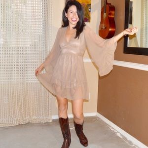 Beautiful myth beige dress